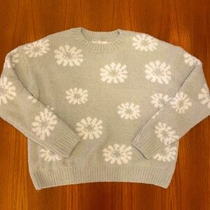 Altar'd State Chenille Flower Sweater